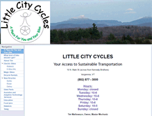 Tablet Screenshot of littlecitycycles.com